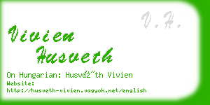 vivien husveth business card